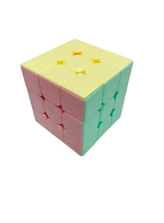 RKZ® 3x3 Speed Cube Stickerless I 3x3x3 Puzzle Cube Magic Cube Puzzle for Kids - Image 1