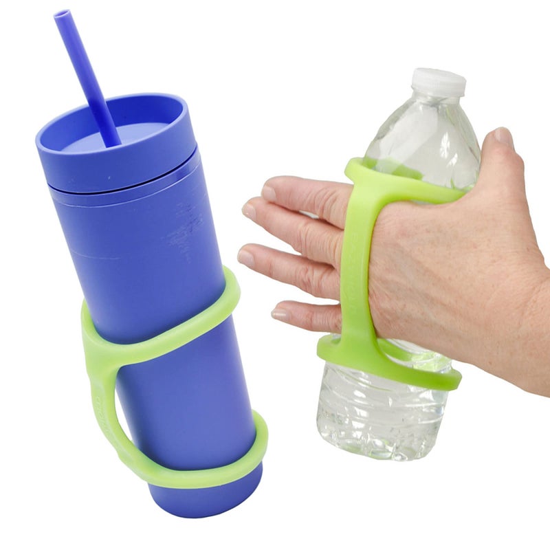 EazyHold Adaptive Handle for Sports, Tools, Cups and Bottles for Kids, Adults, Veterans, Seniors, Independent Living Accessory for Weak Grip, Stroke, Cerebral Palsy, Arthritis (2 Pack) - Image 1