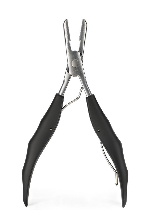 Skrfren Fusion Hair Extension Crusher, Fusion Crusher Tool for Keratin Hair Extensions Hairs Extension Remove Tool for Keratin, Black Hairs Extensions Opener and Removal Tools for Installing Removing - Image 1