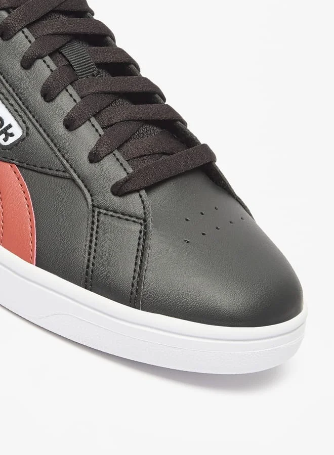 Reebok Womens Logo Detail Sports Shoes with Lace-Up Closure - Court Retro