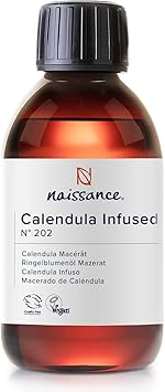 Naissance Calendula Infused Oil No 202 225ml for Skin Hands Feet Nails Hair - Image 1