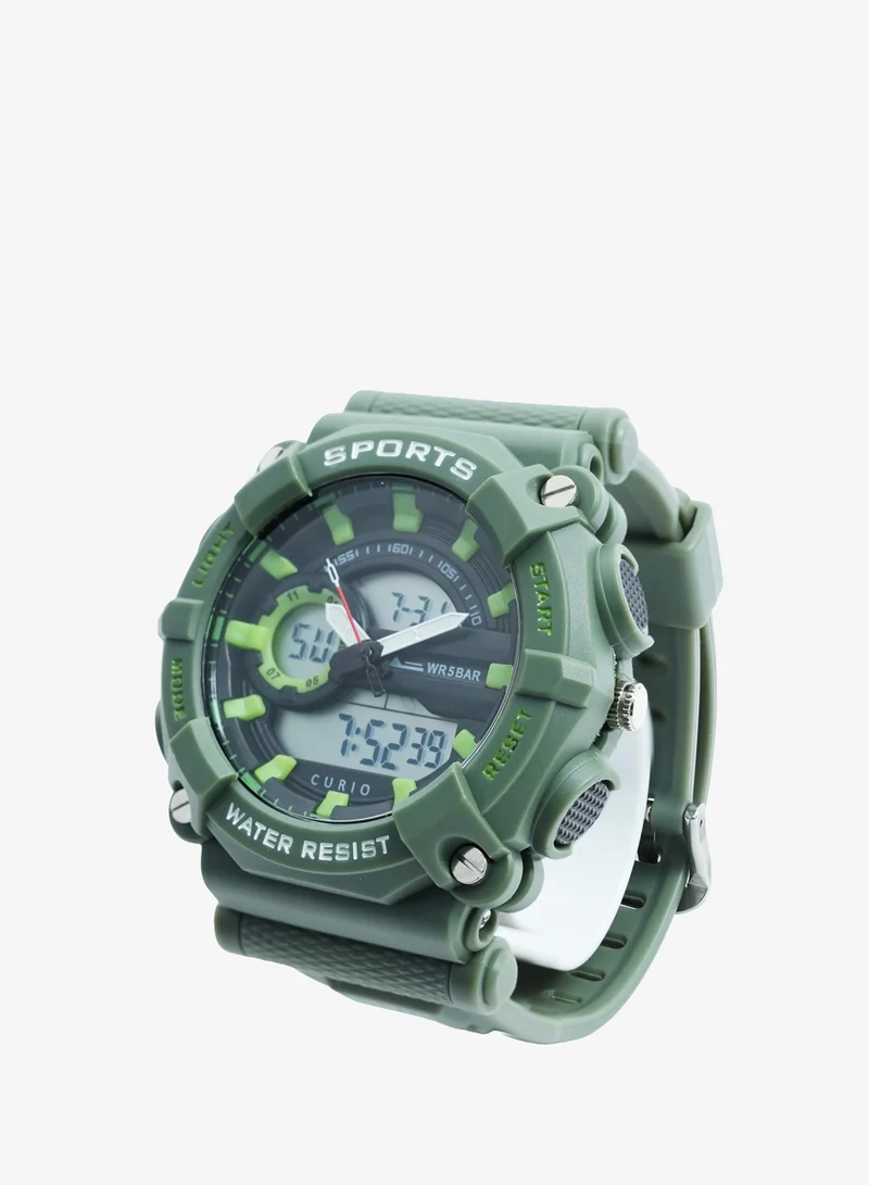 Curio  Kids's Plastic Analog Digital Watch CU-2107GAD-3 - 48 mm  | Best Price UAE