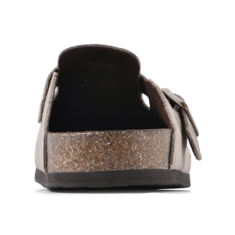 WHITE MOUNTAIN Women's Bari Footbed Sandal, Taupe/Suede, 10 M - Image 5