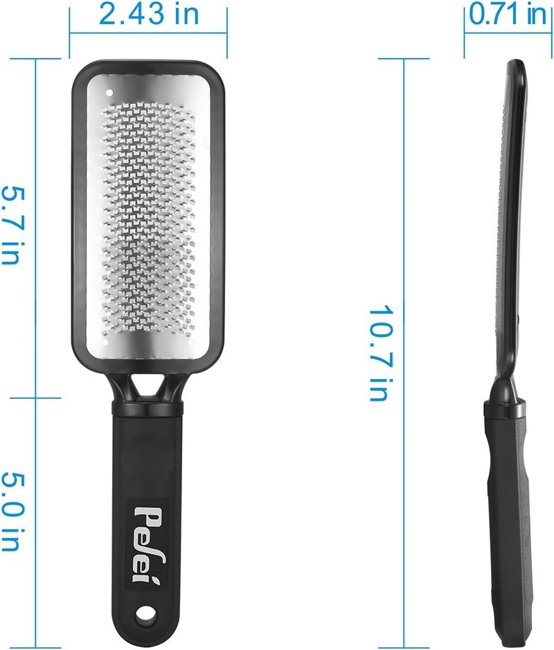 Pefei Colossal Foot Rasp Foot Files Callus Remover, Professional Foot Care Pedicure Stainless Steel File to Removes Hard Skin, Can Be Used On Both Dry and Wet Feet - Image 5