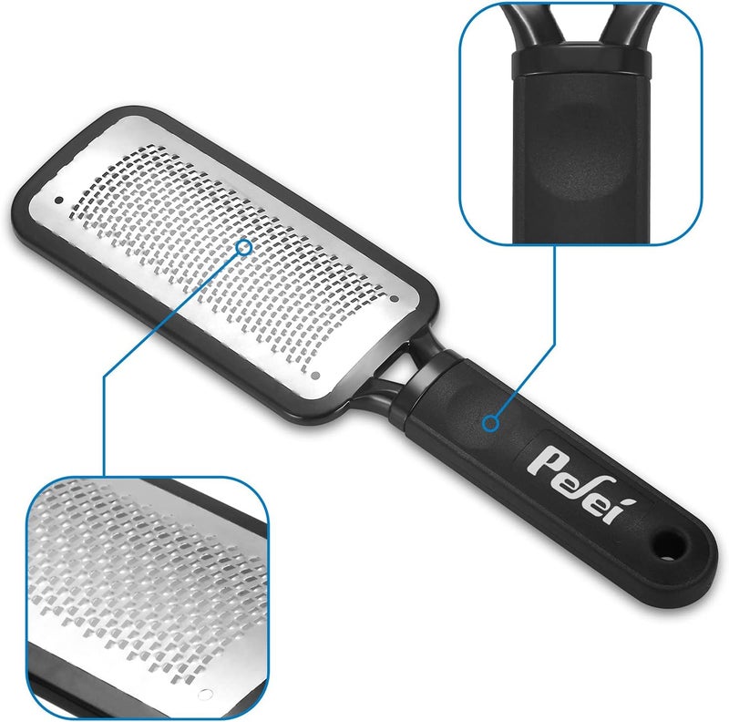 Pefei Colossal Foot Rasp Foot Files Callus Remover, Professional Foot Care Pedicure Stainless Steel File to Removes Hard Skin, Can Be Used On Both Dry and Wet Feet - Image 4
