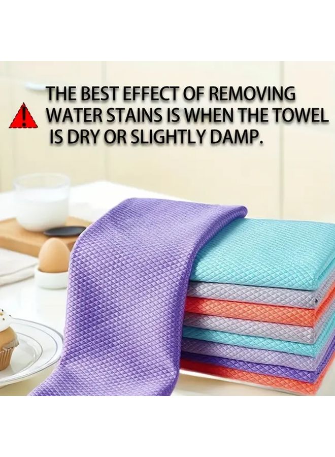 Streak Free Magic Cleaning Cloth 5Pcs Heavy Duty Microfiber Glass Window Wipe - Image 2