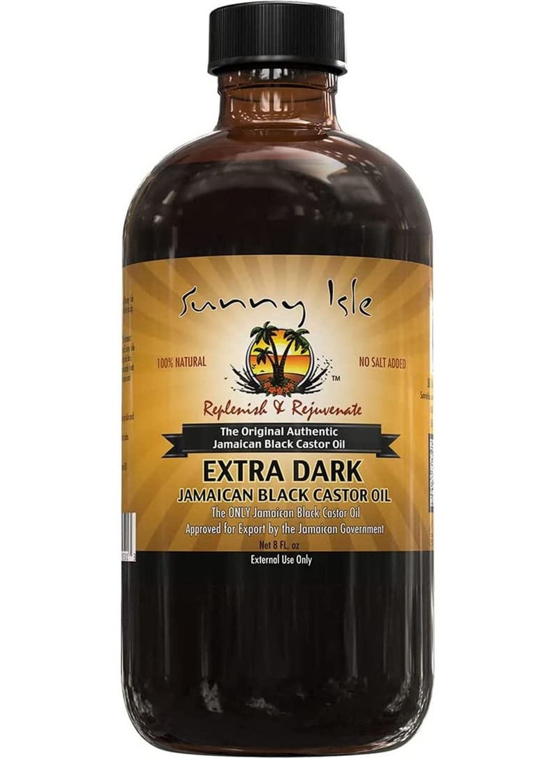 Sunny Isle Extra Dark Jamaican Black Castor Oil 8ounce - Image 1