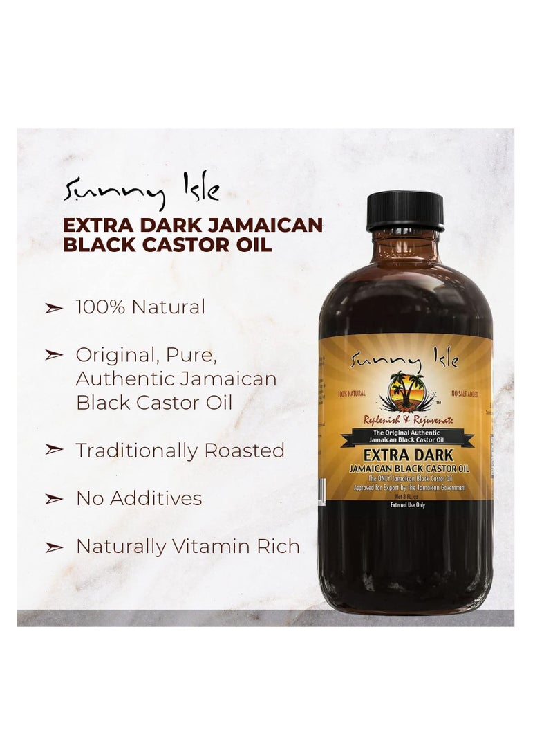 Sunny Isle Extra Dark Jamaican Black Castor Oil 8ounce - Image 4