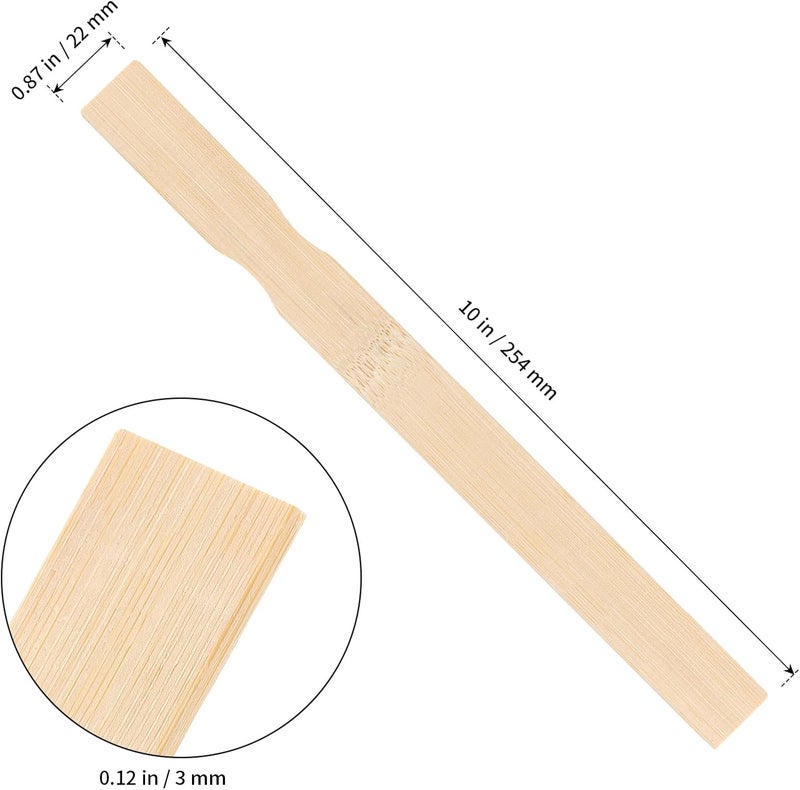 SHEUTSAN 300 PCS 10 Inch Wooden Paint Sticks Paint Stir Sticks Paint Mixing Stick Paddles for Crafts - Image 2