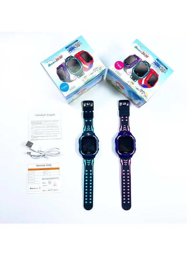 Smartberry Children Smart Watch C002 Children SOS Emergency Call GPS Tracking Children Smart Watch Baby Safety Monitoring Boys Kids Watch - Image 4