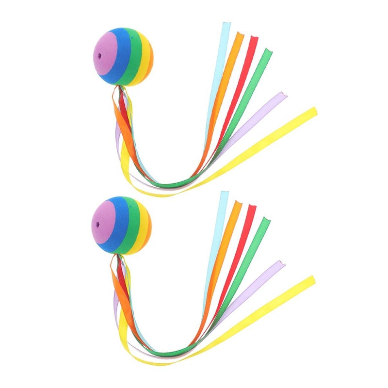 Cute Cartoon Car Antenna Ball Decoration 2pcs Easy To Install Lightweight Automotive Exterior Accessories - Image 2