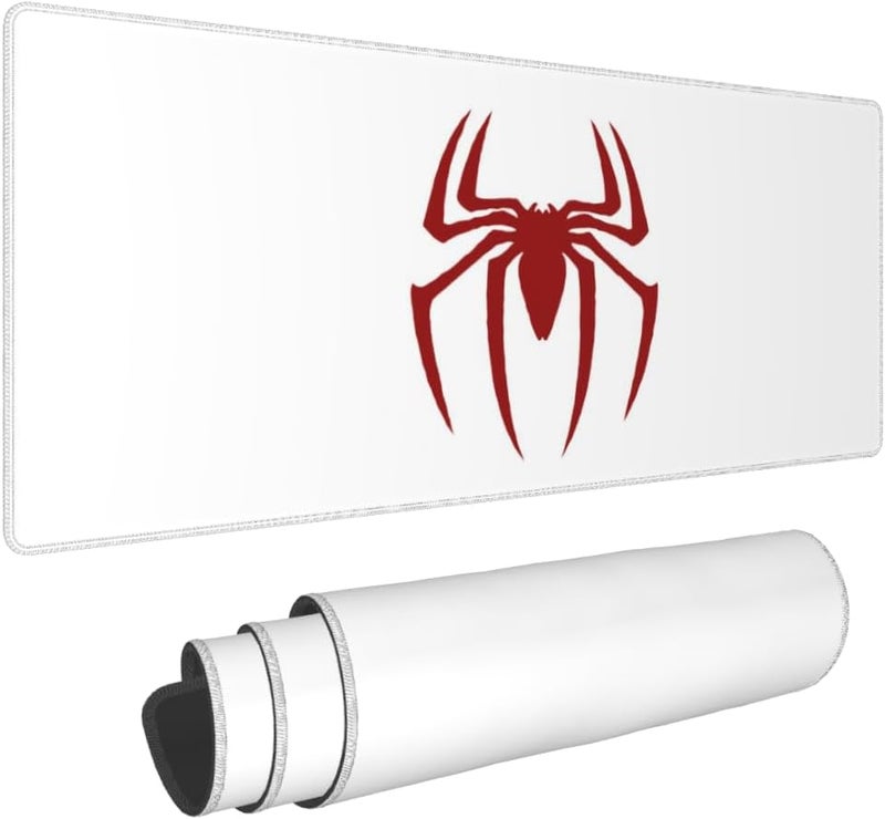 Keebik Gaming Mouse Pad, Red Spider Mouse Pad 11.8x23.6 Inch Small Computer Mouse Mat Keyboard Desk Mousepad for Gaming, Office, Home - Image 1