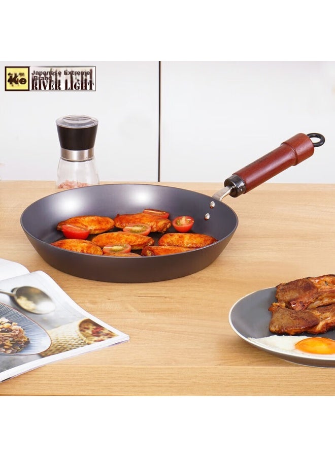 River Light Imported Cast Iron Skillet, Uncoated, Thickened, Specially Designed For Steak, Compatible With Induction Cookers, 25cm - Image 2
