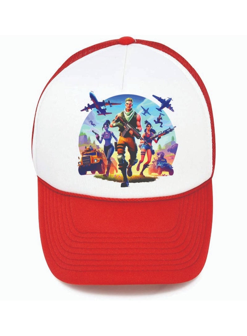 Kid's Gaming Mesh Baseball Cap - Adjustable Plastic Snapback for a Perfect Fit and Breathable - Gaming Graphic Printed Baseball Foam Cap - Ideal Gift for Young Gamers  - Image 3