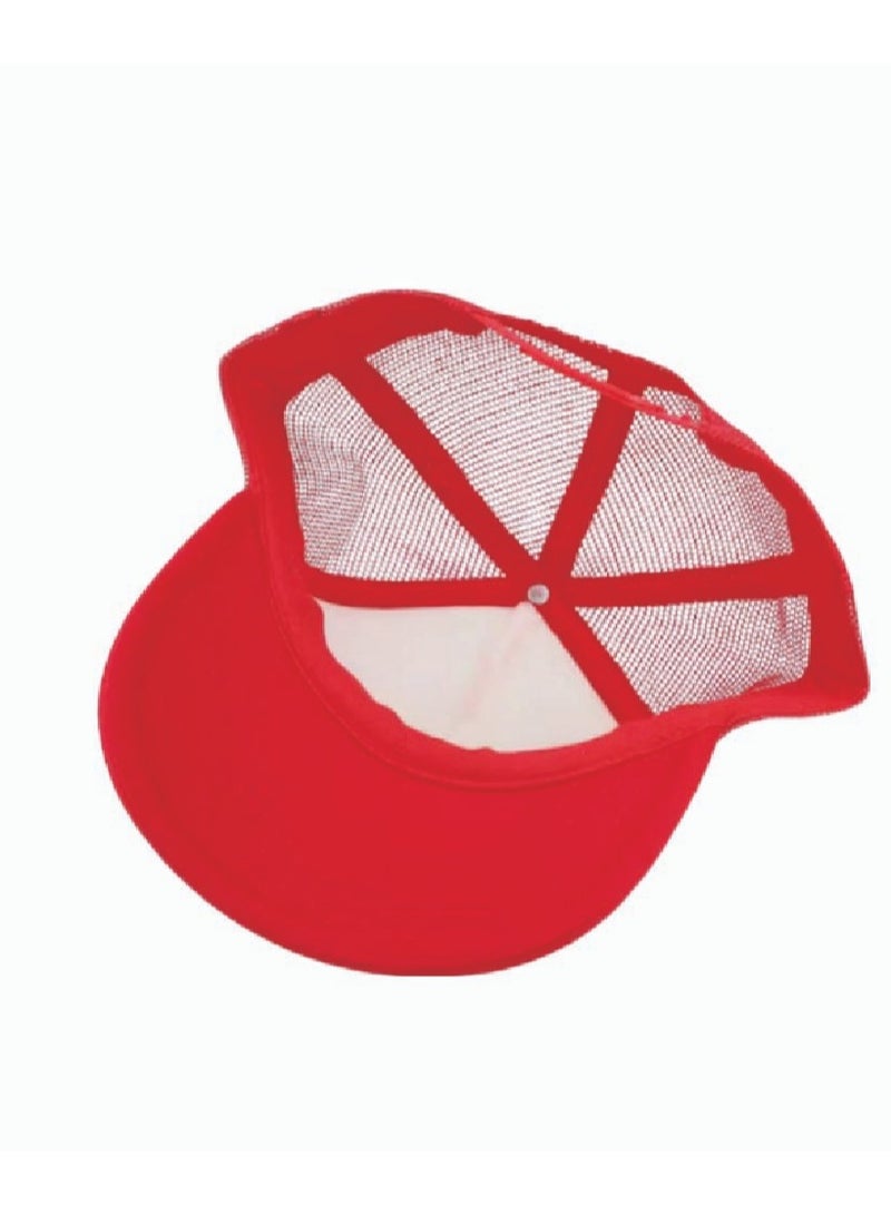 Kid's Gaming Mesh Baseball Cap - Adjustable Plastic Snapback for a Perfect Fit and Breathable - Gaming Graphic Printed Baseball Foam Cap - Ideal Gift for Young Gamers
