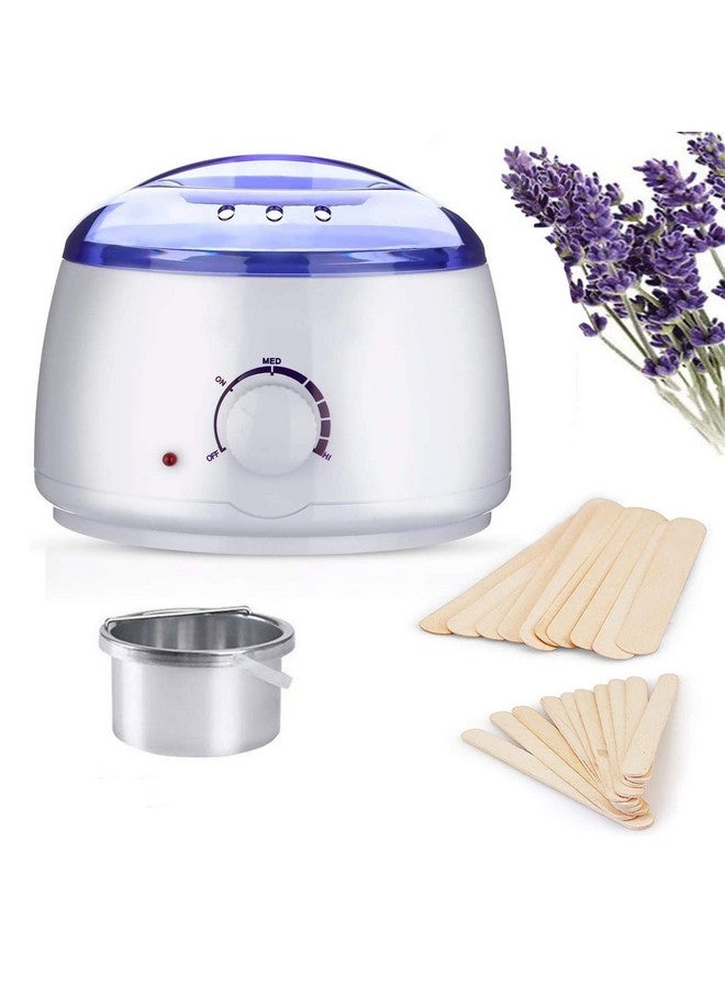 Big saving Waxing Kit Combo Wax Warmer Hot Wax Heater with Hair Removal Wax Beans(100g) and Wooden Chips for Hard, and Body Powder Waxing Kit for Women - Multi Color (wax heater and beans) - Image 2