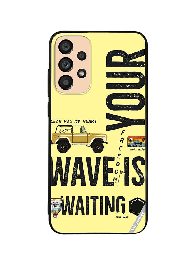 VR CREATIVE Protective Case Cover For Samsung Galaxy A72 Your Wave Is Waiting Design Multicolour - Image 1