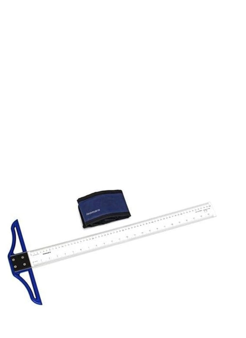Isomars Plastic T Square Scale with Detachable Acrylic Head, 32 Inch Size  - Image 1