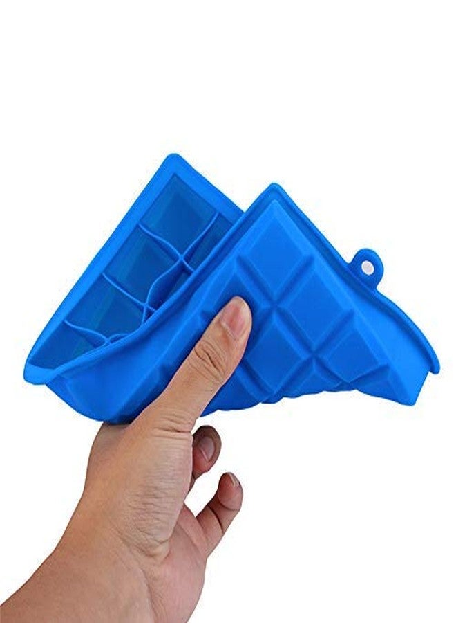 Birud Ice Trays for Freezer Silicone 24 Ice Cube Hot Silicone Freeze Mold Bar Pudding Jelly Chocolate Maker Mold Box Cold Drinking-Multi Colour - Image 4