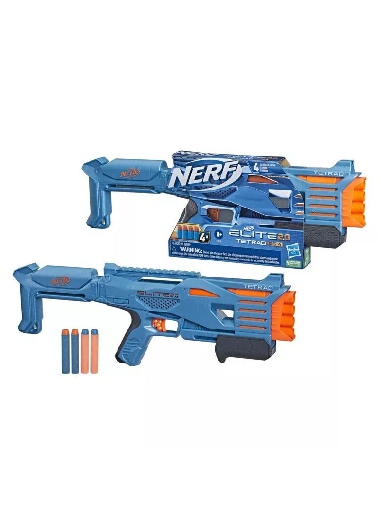 HASBRO - GAMING HASBRO NERF ELITE 2.0 TETRAD QS 4 - Image 1