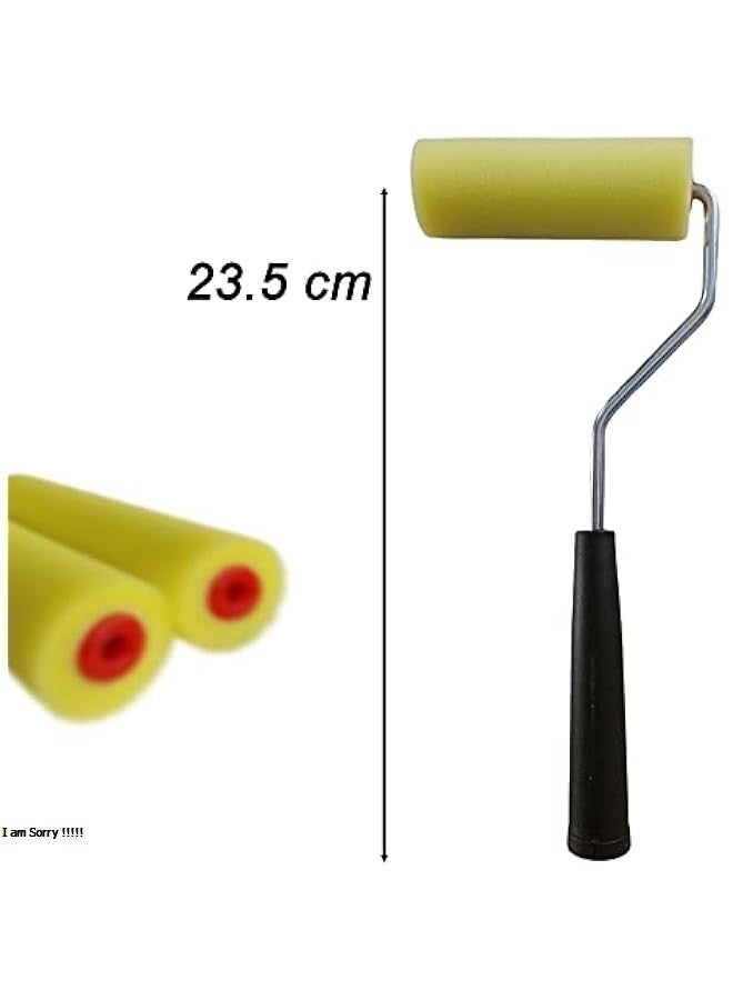 Green Tiger Professional Painting Kit with Drip Tray, Aluminium Handle and Two Replacement Sponge Rollers, Walls, Doors, Wood Interior and Exterior Walls - Image 3