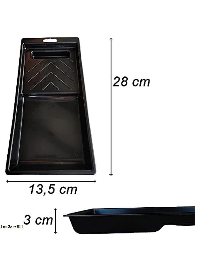 Green Tiger Professional Painting Kit with Drip Tray, Aluminium Handle and Two Replacement Sponge Rollers, Walls, Doors, Wood Interior and Exterior Walls - Image 4