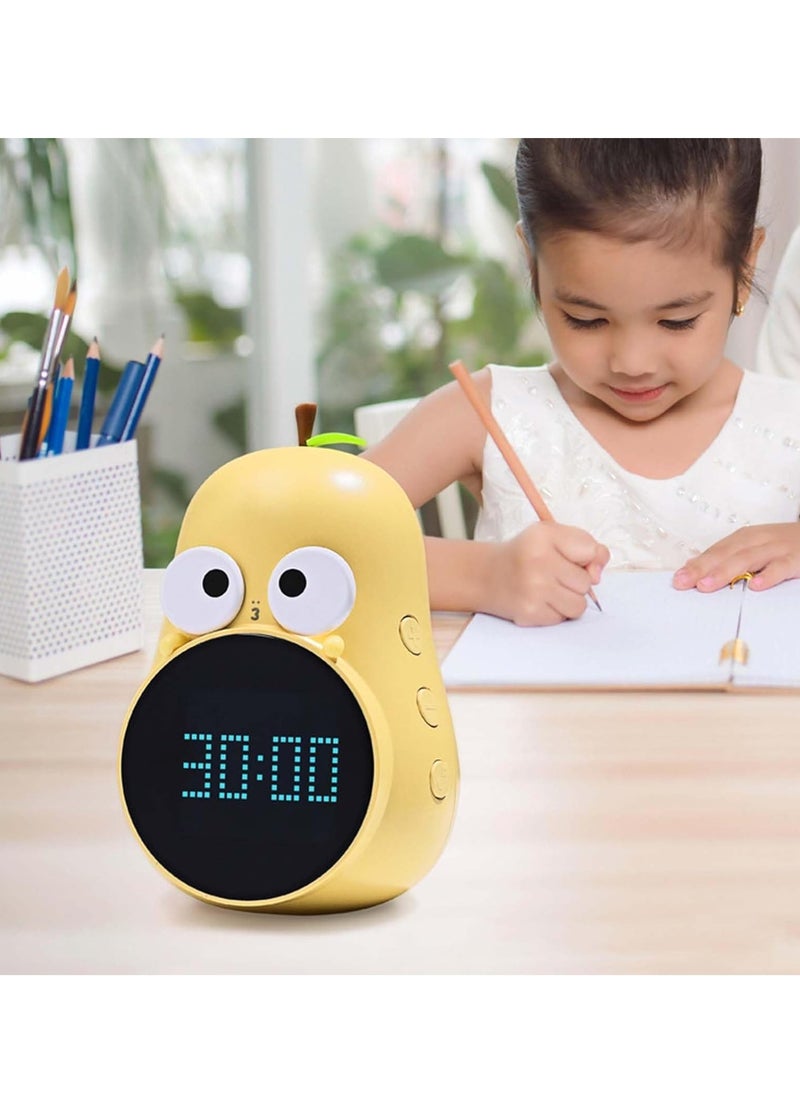 Generic - Kids Alarm Clock for Girls Pear Alarm Clock to Wake Alarm Clock for Kids Sleep Training Clock with Night Light and Sleep Sound Machine for Toddlers Boys Girls Teens Bedrooms - Image 1