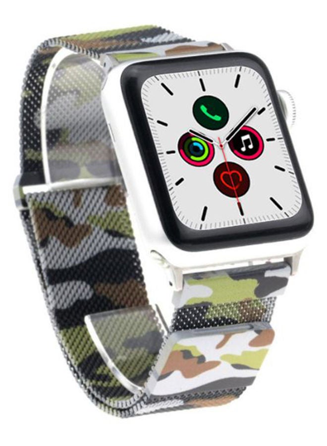 NIBEMINENT Replacement Band For Apple iWatch Series 5/4/3/2/1 42-44mm City Camouflage - Image 1