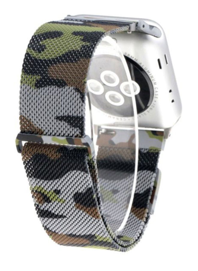 NIBEMINENT Replacement Band For Apple iWatch Series 5/4/3/2/1 42-44mm City Camouflage - Image 2