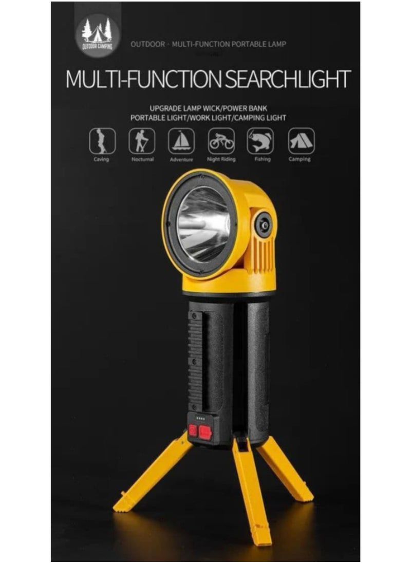 3200 Lumens Outdoor LED Floodlight with Built-in 4500mAh Power Bank