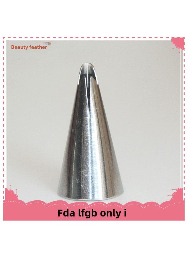 Manufacturer 060# Korean 304 Stainless Steel Seamless Cream Cake Squeeze Flower Skirt Pastry Nozzle Baking Tool-Specifications:040# - Image 3