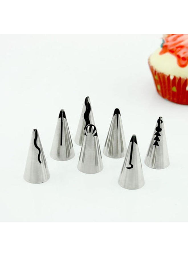 Manufacturer 060# Korean 304 Stainless Steel Seamless Cream Cake Squeeze Flower Skirt Pastry Nozzle Baking Tool-Specifications:040# - Image 2