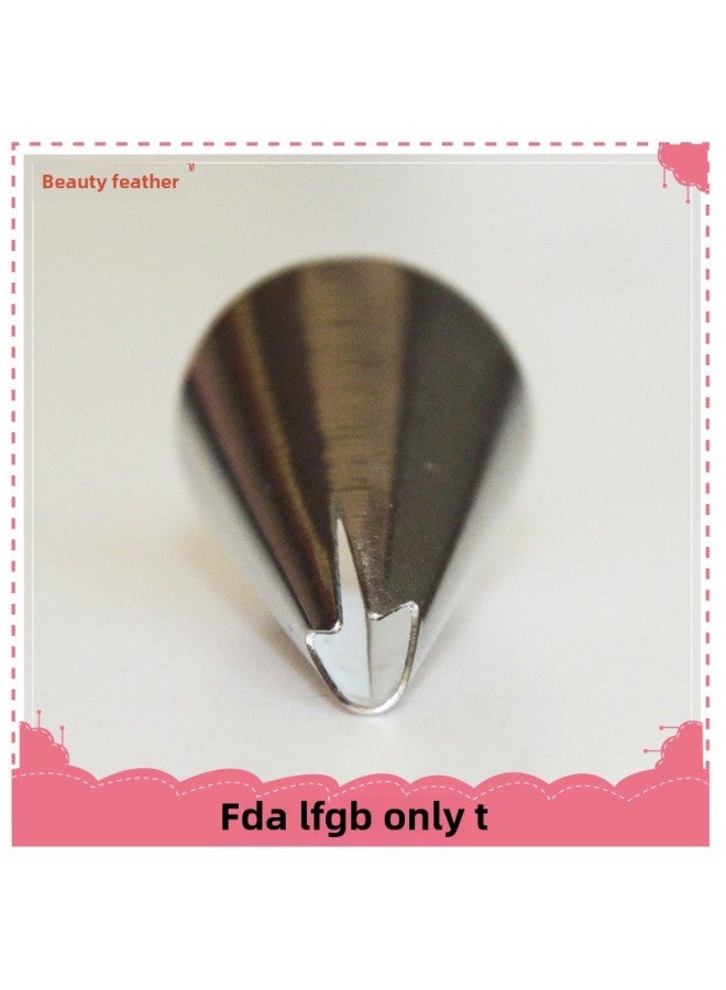 Manufacturer 060# Korean 304 Stainless Steel Seamless Cream Cake Squeeze Flower Skirt Pastry Nozzle Baking Tool-Specifications:040# - Image 4
