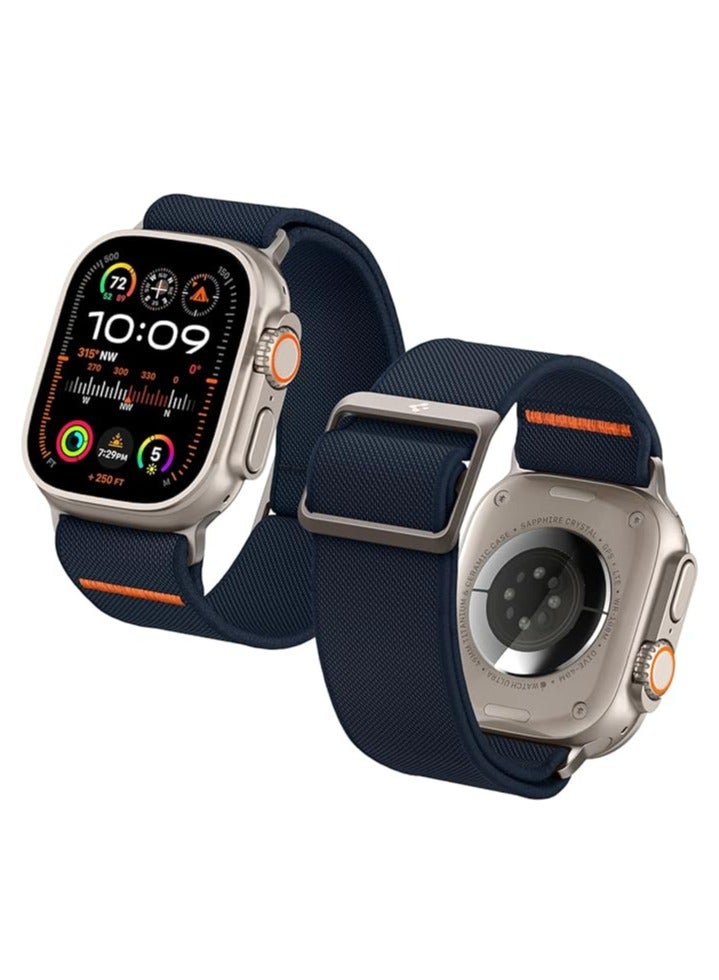 MIGOFAST Lite Fit Ultra Band designed for Apple Watch Band for Apple Watch Ultra 2   Ultra (49mm  Series 9/8/7 (45mm  Series SE2/6/SE/5/4 (44mm) and Series 3/2/1 (42mm) Nylon Solo Loop - Image 1