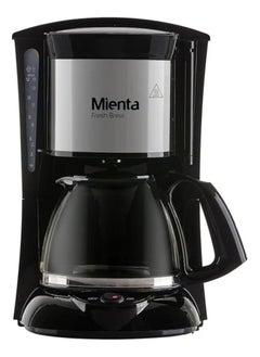 Mienta Mienta Coffee Maker, 1000W Power, 1.25L Capacity – Black – Model CM31216A, Sleek & Practical Plastic Design  - Image 1