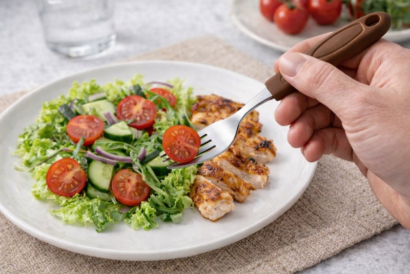 ديسينت ديسنت بيغ فورك سِت أوف 6 | ستينلس ستيل فوركس | إيرغونومِك هاندل | ميرر فينيش | هيفي ديوتي تيبل فورك سِت فور هوم، كيتشن، ريستورانت، ديش واشر سيف - Image 4