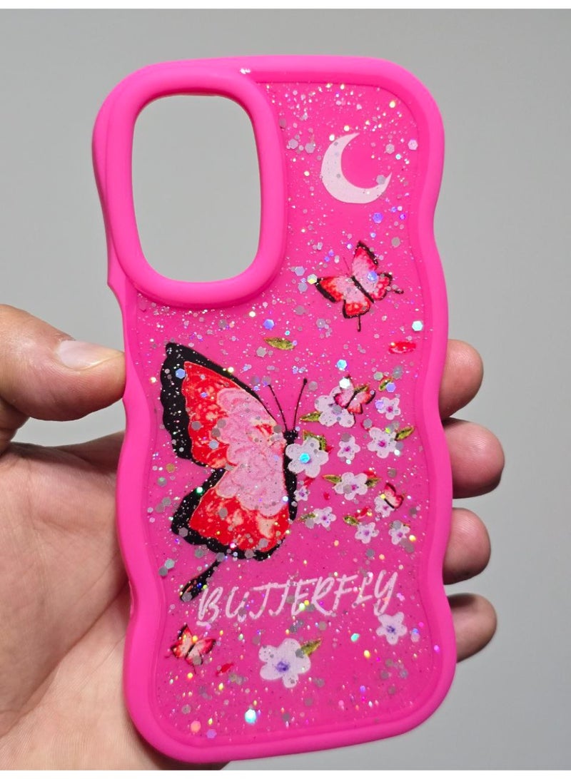 Butterfly Print Back Cover Compatible With Phone Oppo A54 4G - Image 2