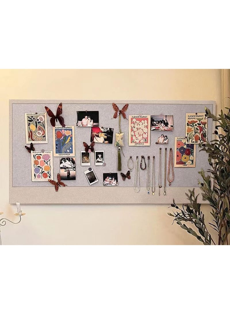 Bukela Memo Board Cork Board Notice Board with Pins for Office and Home to Gather Notes, Reminders, Pictures, and Prints 40x60 cm (Camel) - Image 1