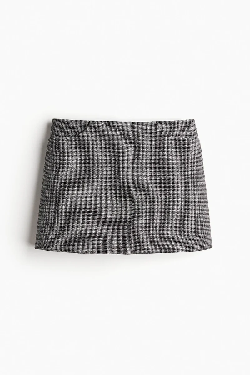 H&M Structured twill mini skirt