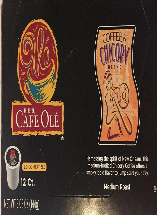 Cafe Ole HEB Cafe Ole Coffee and Chicory Blend Pods compatible with Keurig - Image 1