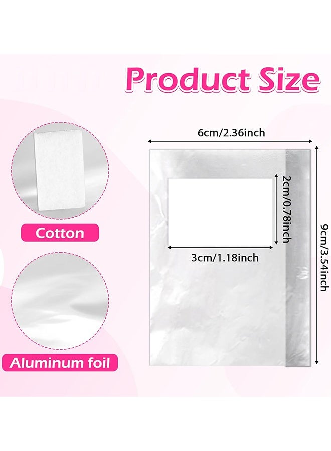 150 قطعة من لفافات الأظافر من رقائق معدنية، لفافات جل لإزالة طلاء الأظافر، لفافات جل لإزالة طلاء الأظافر من رقائق الأظافر الهلامية، لفافات رقائق الأظافر، لإزالة الجل في المنزل أو الصالون - Image 2