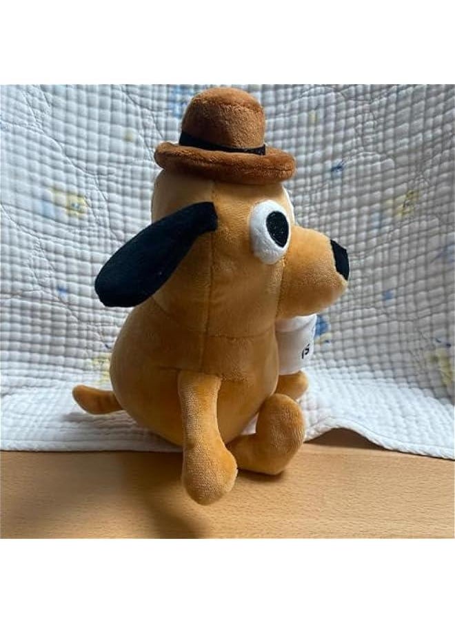 Generic - Bundle 2pcs This is Fine Dog Plush, 11 inches Sized, Funny Humor Hilarious Office Working Worker Coffee Dog Meme Plushies, Stuffed Animals Doll Toys Plushie, Xmas Birthday Toy Gifts - Image 1