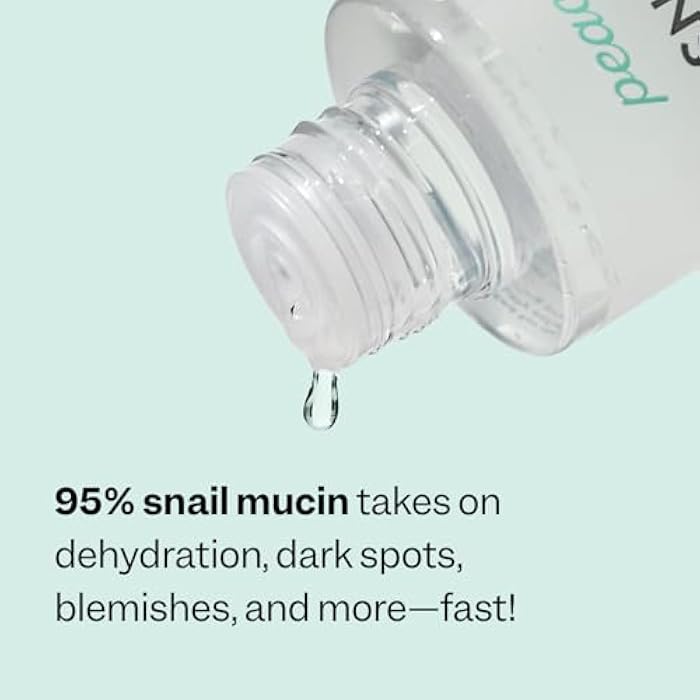 Peach Slices - Snail Rescue Blemish Busting Toner (4.05 oz) - 95% Snail Mucin Concentrate - Clarify, Strengthen, Balance - Hyaluronic Acid & CICA - Vegan & Cruelty Free - Korean Skin Care & Beauty - Image 4