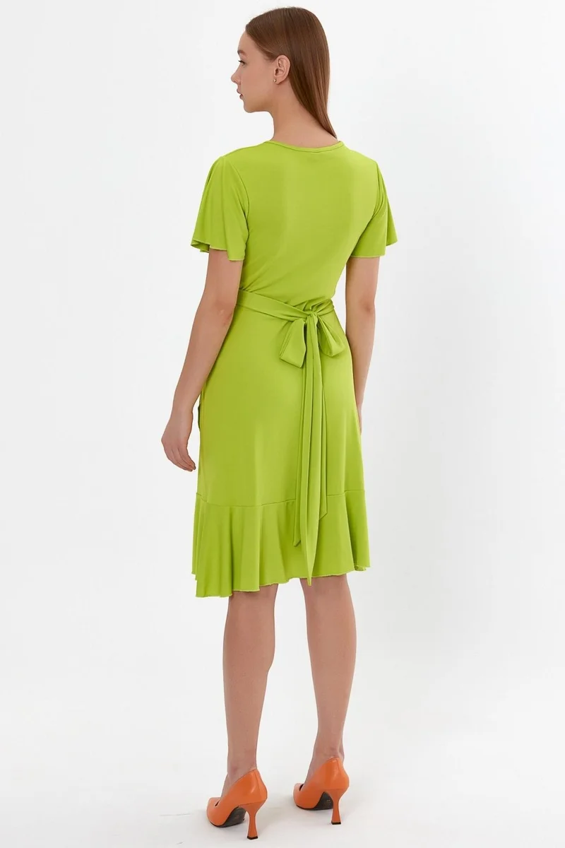 الكسندر جاردي Ruffled Wrap Dress