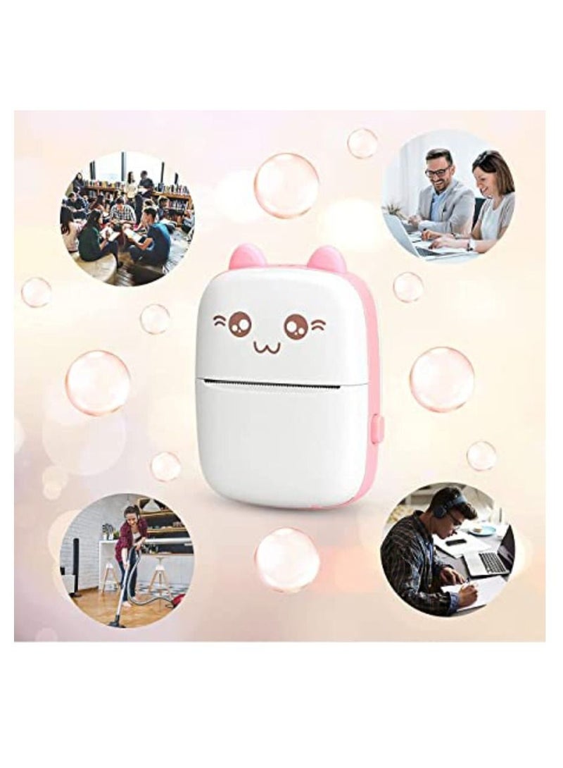 DIGI CORE Mini Portable Thermal Wireless Printer with 1 Roll Paper And Bluetooth Thermal Printer Wireless Pocket Label Printer  For Printing Mobile Phone Pictures Receipts Notes Lists Printer  - Image 3