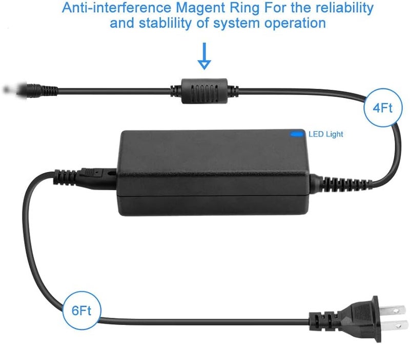 Yustda 19V AC DC Adapter Replacement For Flashfish E300 EA300 Portable Power Station Charger - Image 4