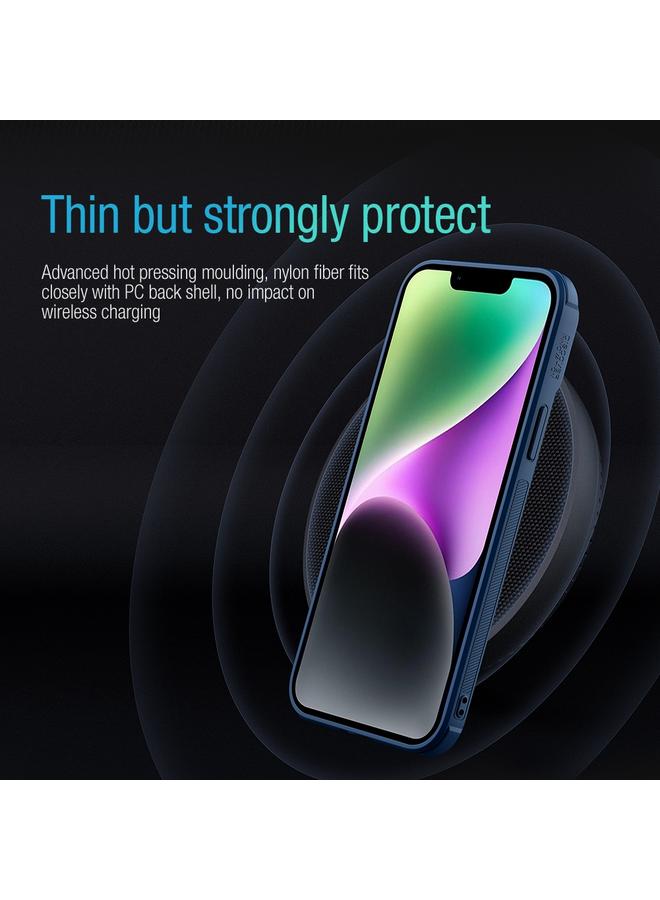 نيلكين جراب لهاتف iPhone 14 Texture MagSafe Camshield PC + جراب هاتف TPU - Image 5