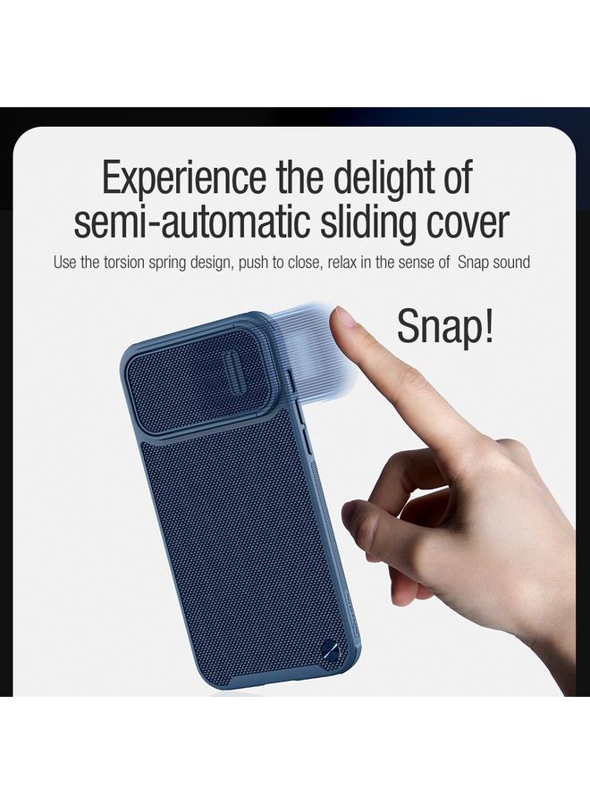 نيلكين جراب لهاتف iPhone 14 Texture MagSafe Camshield PC + جراب هاتف TPU - Image 4