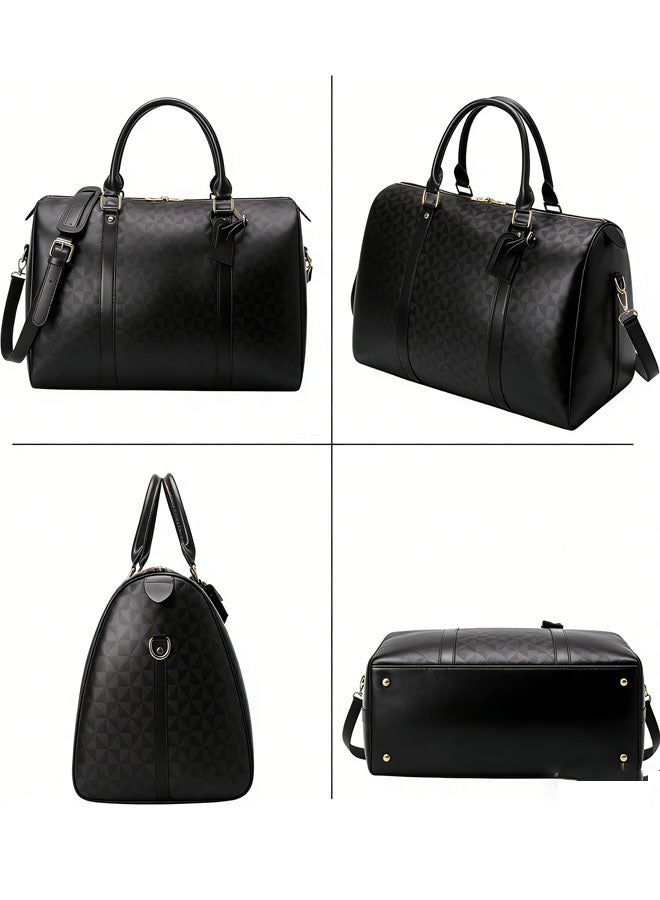 Bukela Spacious Yet Lightweight Weekend Travel Bag, Unisex Overnight Bag, Includes Toiletries Pouch, Fitness And Holiday Carry-On Bag (Black) - Image 4