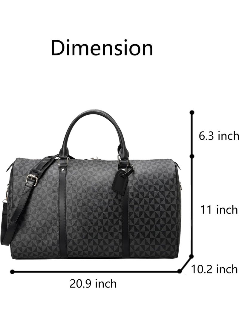 Bukela Spacious Yet Lightweight Weekend Travel Bag, Unisex Overnight Bag, Includes Toiletries Pouch, Fitness And Holiday Carry-On Bag (Black) - Image 2